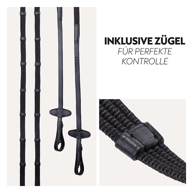 Hanoverian bridle "Hannover" with reins