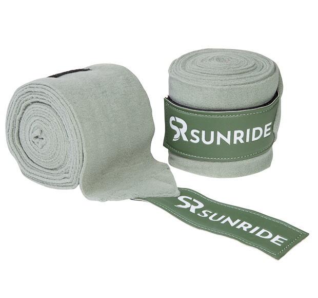 fleece bandagen olive wellington im set olive fleece bandagen aus der wellington kollektion im set