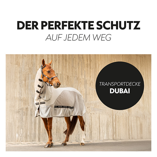 Fliegendecke mit Bauchlatz und abnehmbarem Halsteil "Dubai"