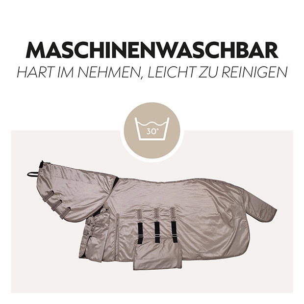 Fly sheet “Kuba” with integrated neck cover Fly sheet “Kuba” with integrated neck cover