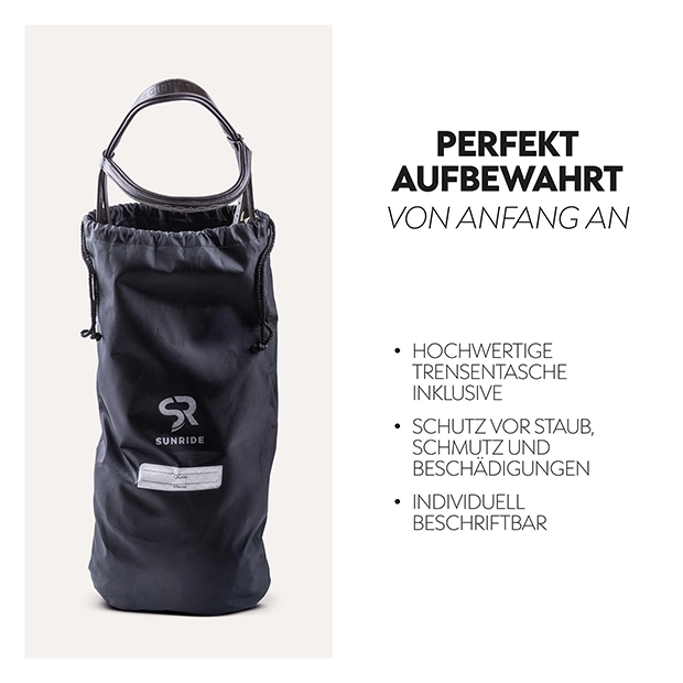 English combined bridle "York" with reins English combined bridle "York" with reins