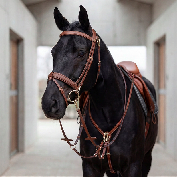 Breastplate "Windsor" with martingale