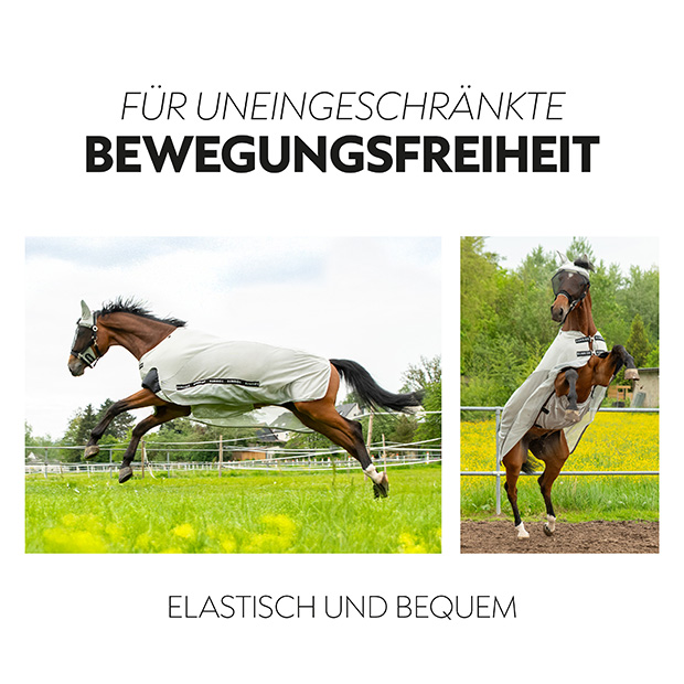 Fliegendecke mit Bauchlatz und abnehmbarem Halsteil "Dubai"