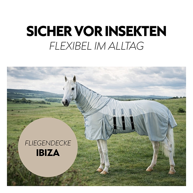 Fliegendecke mit abnehmbarem Halsteil "Ibiza"