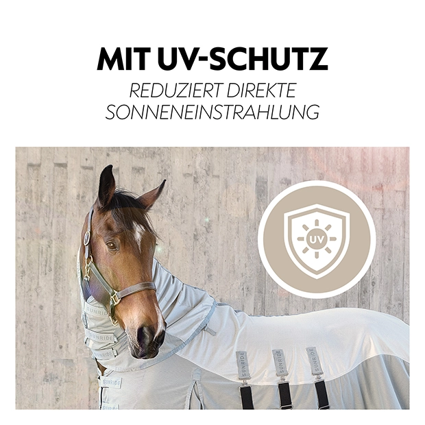 Fliegendecke mit abnehmbarem Halsteil "Ibiza"