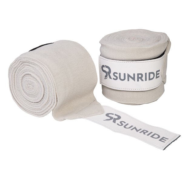 set of beige fleece bandages wellington set of two beige fleece bandages with velcro closure from wellington line by sunride