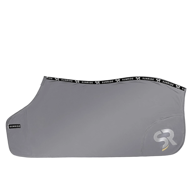 cooler rug boston exclusive line grey grey boston cooler rug with refelcting sr logo by sunride