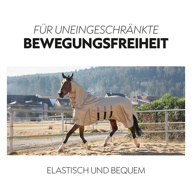 Fliegendecke mit Bauchlatz und festem Halsteil "Kuba"