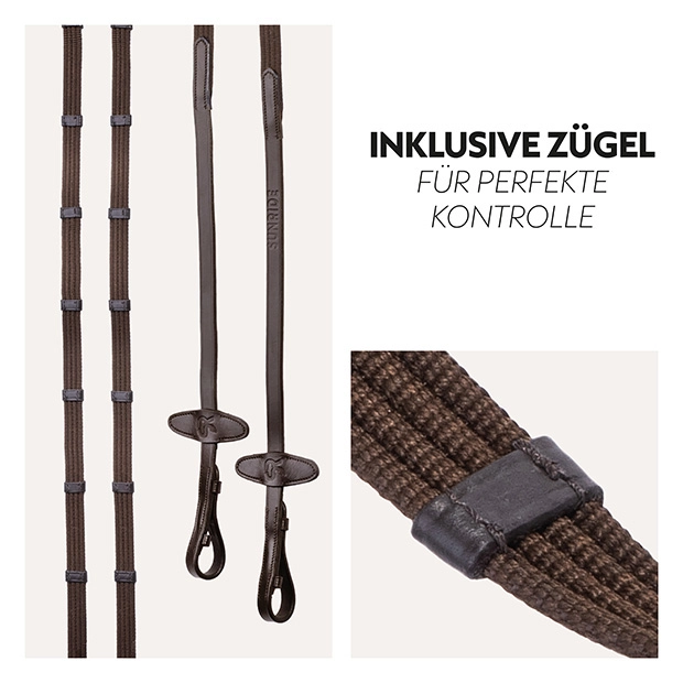 Hanoverian bridle "Hannover" with reins Hanoverian bridle "Hannover" with reins