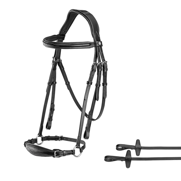 Hanoverian bridle "Hannover" with reins