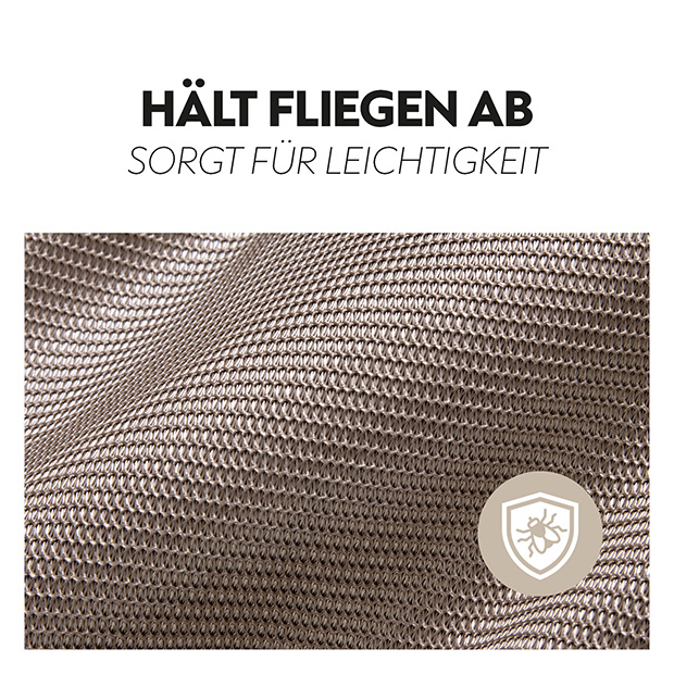 Fliegendecke mit Bauchlatz und festem Halsteil "Kuba"