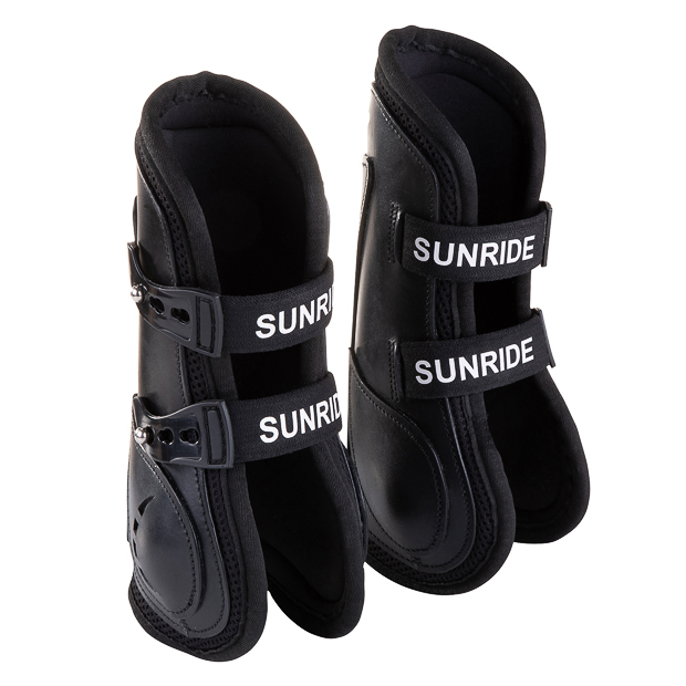 leather jumping boots black black leather jumping boots with protection layer and elastic straps by sunride boots