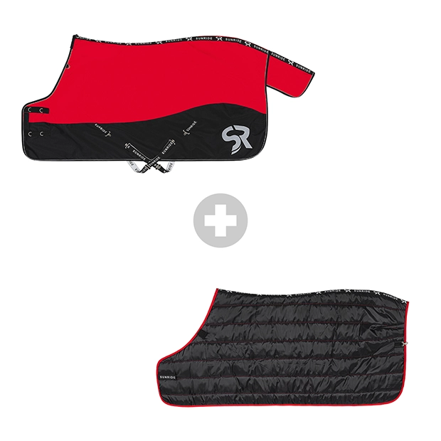 winter rug helsinki red 250 grams and under rug 300 grams in set helsinki decke rot mit 250 gramm fuellung vonsunride im set mit der schwarzen 300 gramm unterdecke