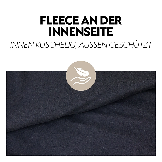 Horse blanket, Cornwell horse walker rug fleece lining detail, dark blue, text fleece inside soft lining outer protection, SUNRIDE