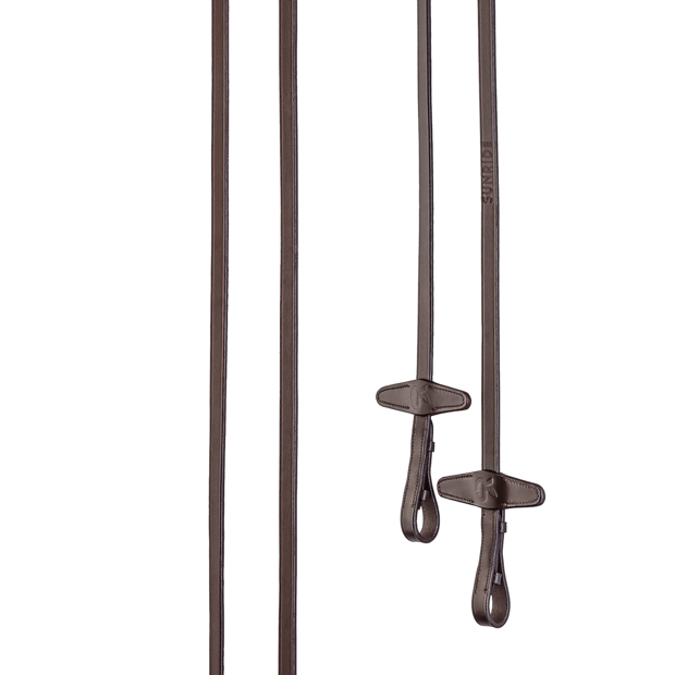 Leather reins without bars