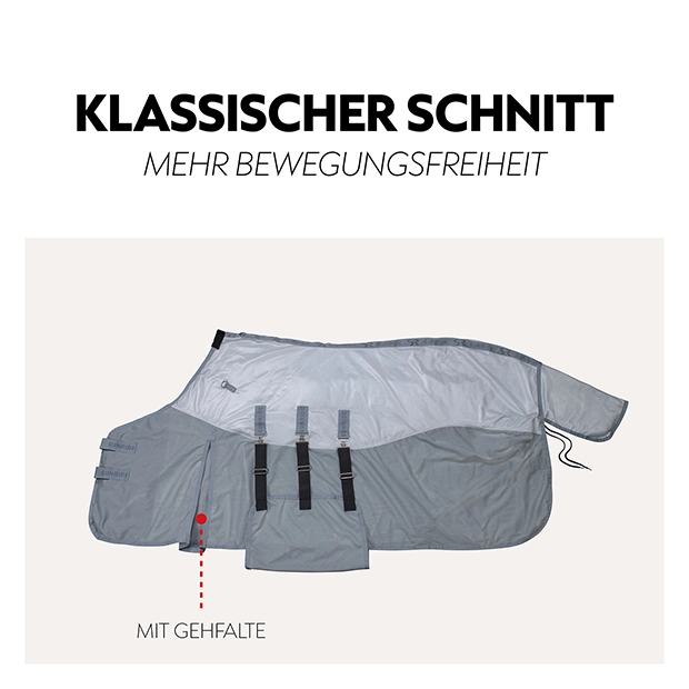 Fliegendecke mit abnehmbarem Halsteil "Ibiza"