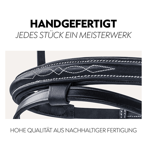 English combined bridle "London" with reins