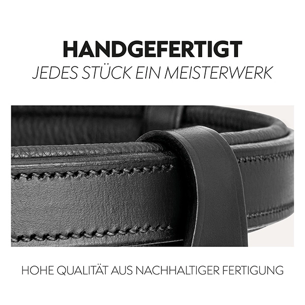 English combined bridle "Berlin" with reins English combined bridle "Berlin" with reins