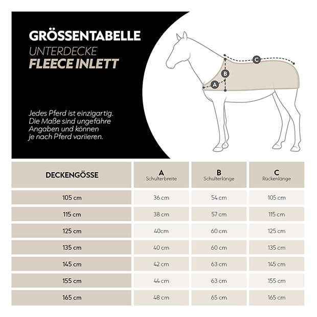 Fleece underrug (insert) Fleece underrug (insert)