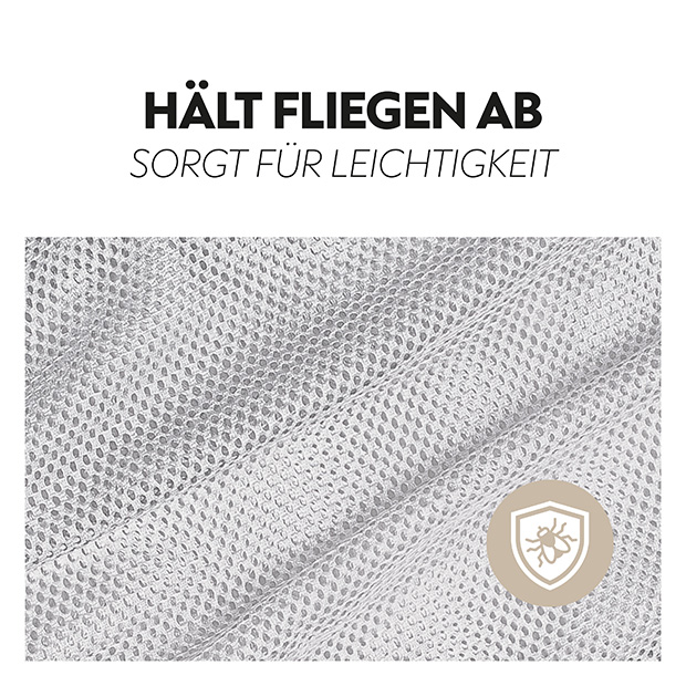 Fliegendecke mit Bauchlatz und abnehmbarem Halsteil "Dubai"