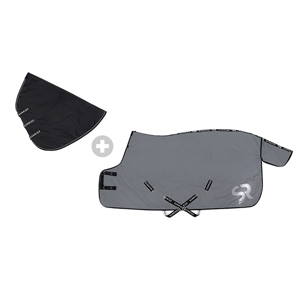 1 schwarzes halsteil direkt kombinierbar im set mit der winterdecke alaska