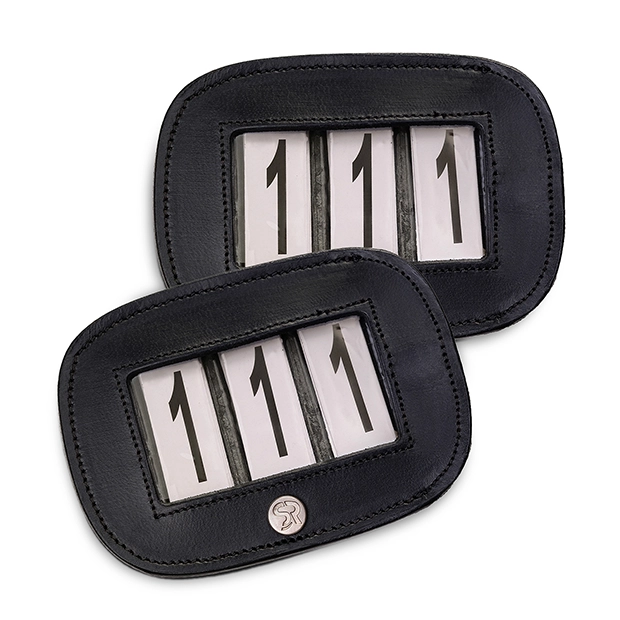 Number holder with start numbers 3-digit