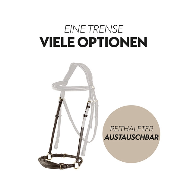 Hanoverian bridle "Hannover" with reins Hanoverian bridle "Hannover" with reins