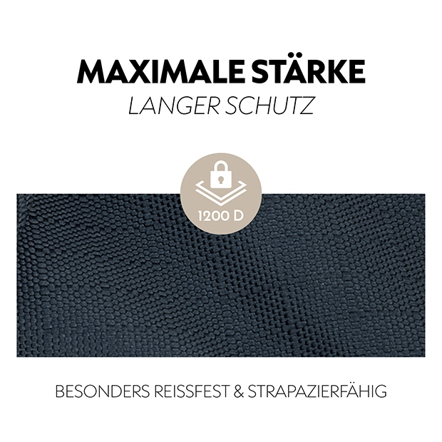 Horse blanket, Cornwell horse walker rug material 1200D detail, dark blue, text maximum strength long protection tear resistant durable, SUNRIDE