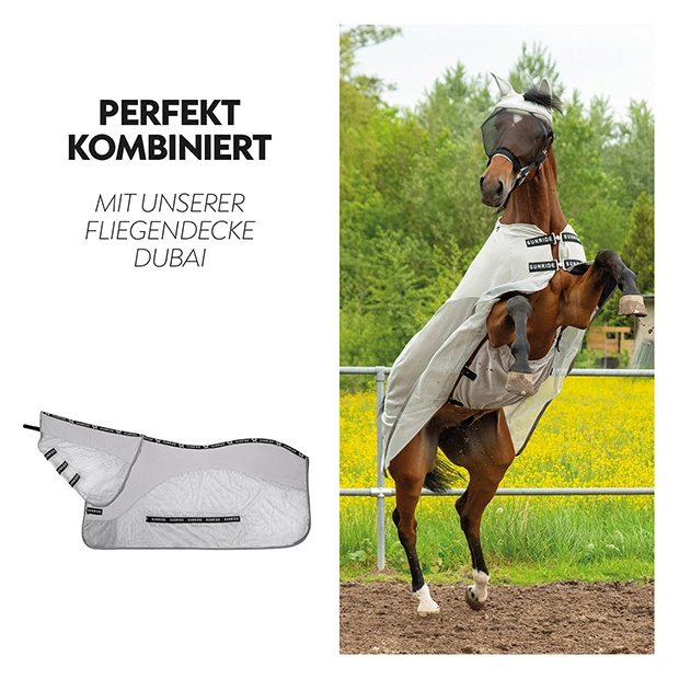 Fly mask with halter "Dubai" Fly mask with halter "Dubai"