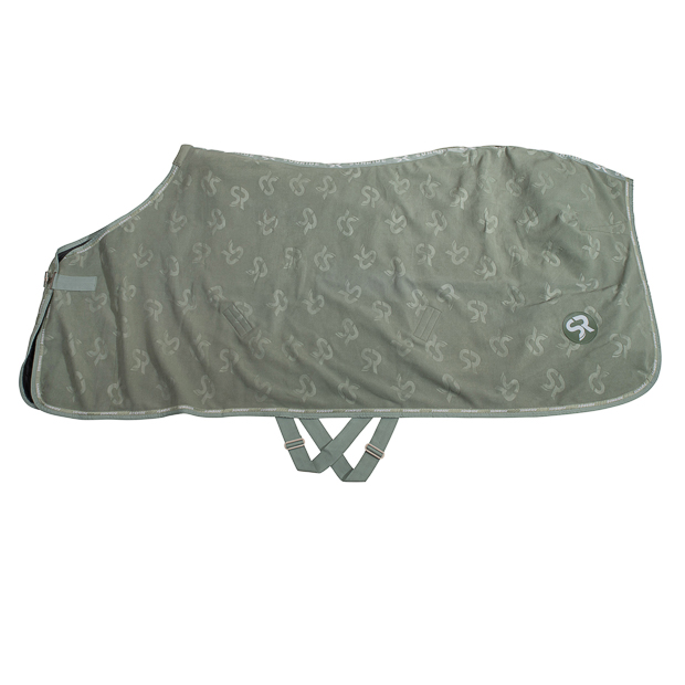 olive wellington abschwitzdecke aus fleece mit bauchgurten abschwitzdecke wellington fuer pferde in olive von sunride