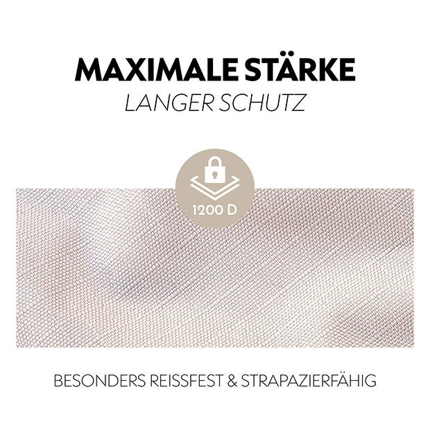 Pferdedecke, Cornwell Führanlagendecke Material 1200D Detail, beige, Text maximale Stärke langer Schutz besonders reißfest strapazierfähig, SUNRIDE