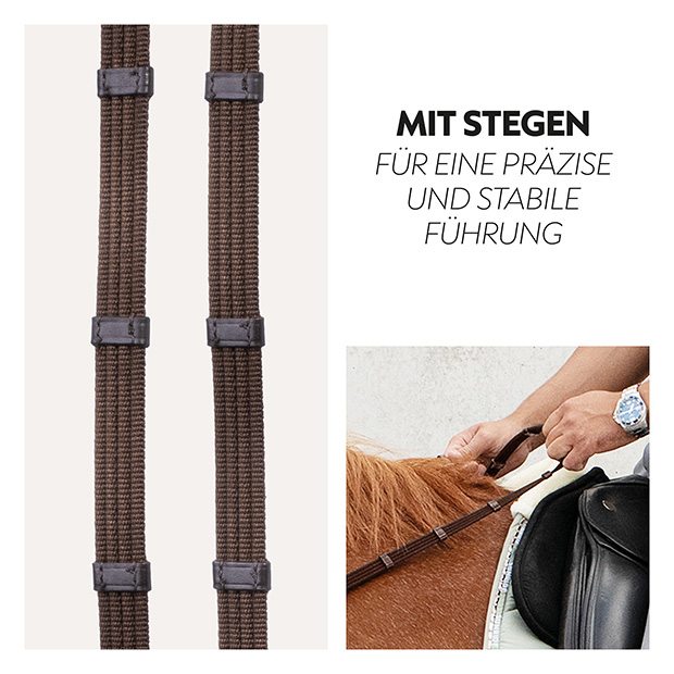 Safety belt reins with magnet "NoPanic" Safety belt reins with magnet "NoPanic"