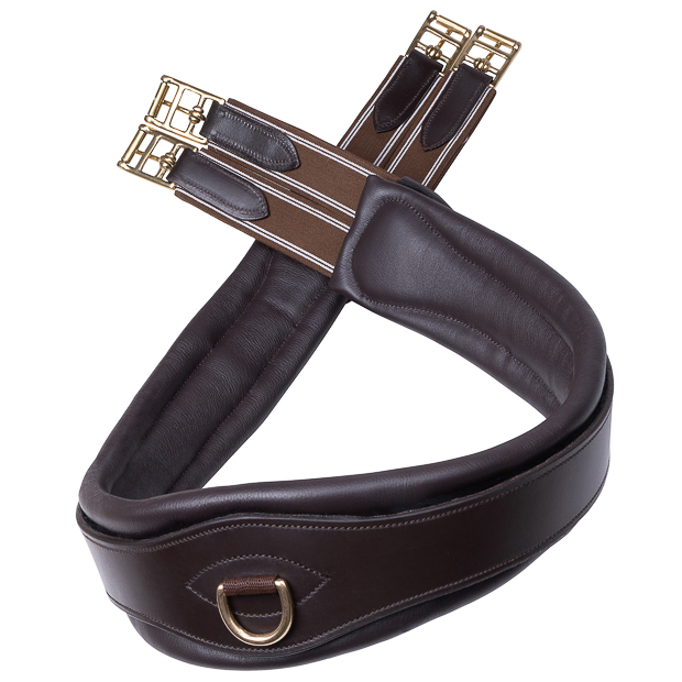 2in1 Leder Sattelgurt mit Fell "SohoFlex" 2in1 Leder Sattelgurt mit Fell "SohoFlex"