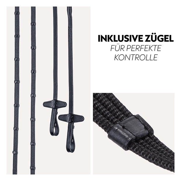 Schwedische Trense "Oxford" mit Zügel