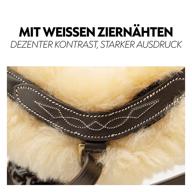 Swedish bridle "Oxford" with reins