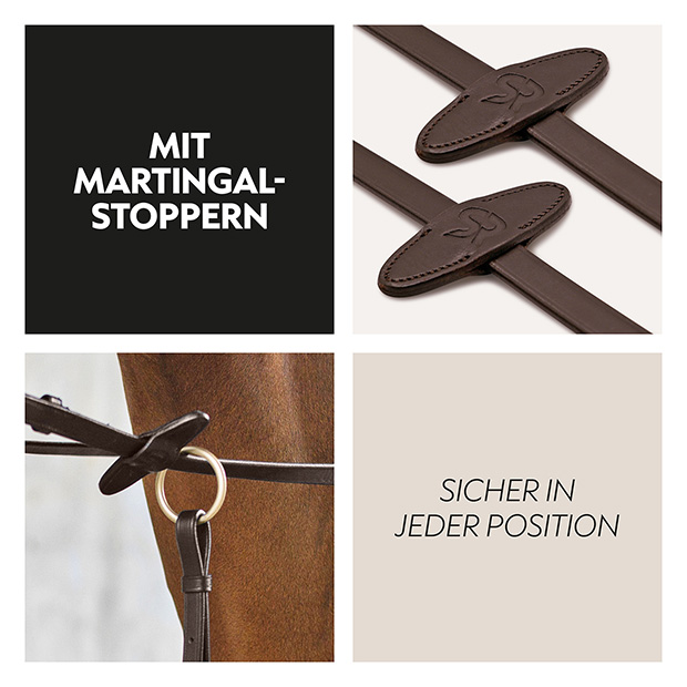 Safety belt reins with magnet "NoPanic" Safety belt reins with magnet "NoPanic"