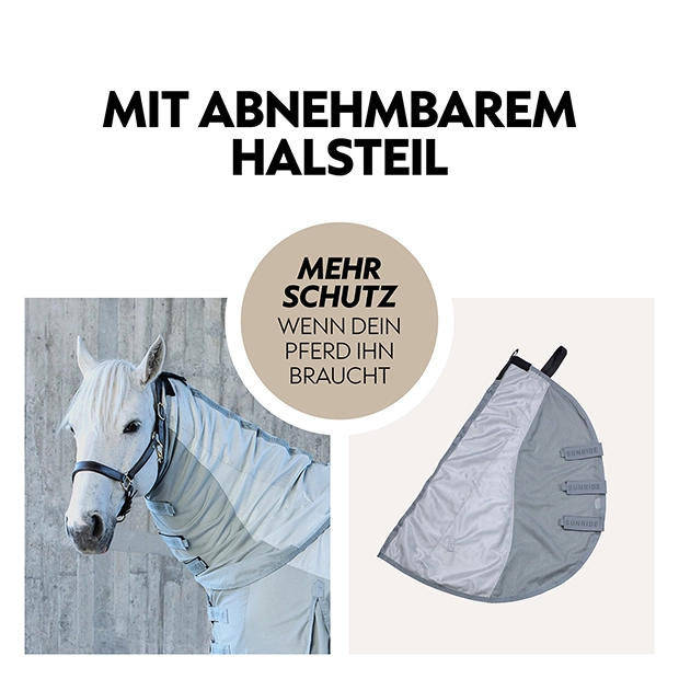 Fliegendecke mit abnehmbarem Halsteil "Ibiza"