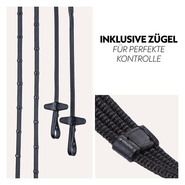 English combined bridle "London" with reins