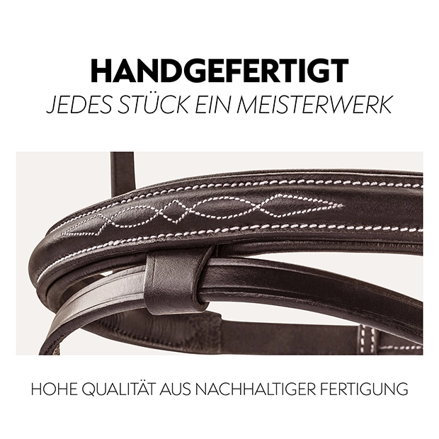 English combined bridle "London" with reins