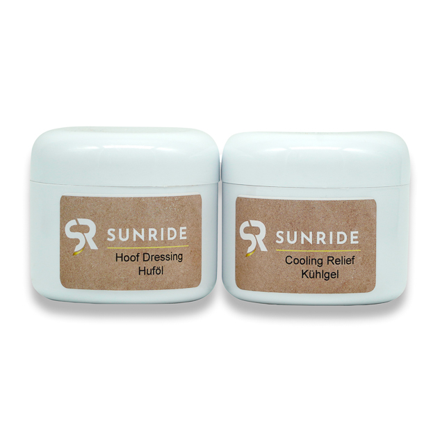 1 probenset bestehend aus hufoel sowie kuehlgel je 20 ml